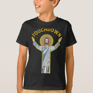 T-shirt Jesus Touchdown Amusant Citation de foi chrétienne