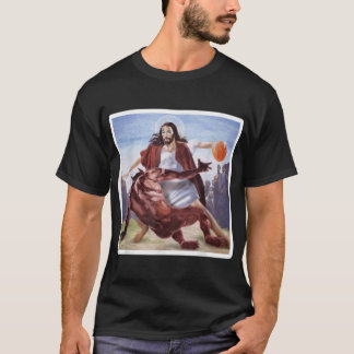 T-shirt Jésus Traversant Satan Basketball