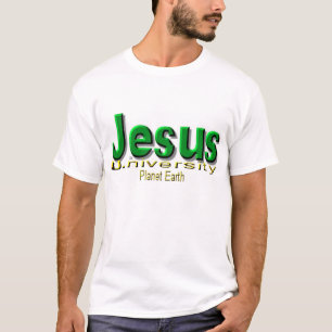 T-shirt Jésus U. (université) la "terre de planète "