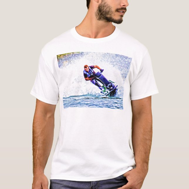 T-shirt Jet de coureur de vague (Devant)