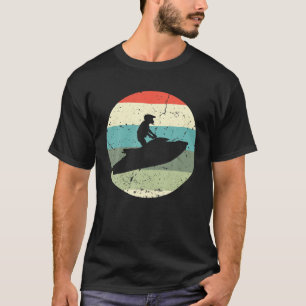 T-shirt Jet D'Eau vintage Plage De Ski Pour Hommes, Retro 