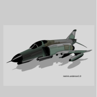 T-shirt Jet fantôme F-4