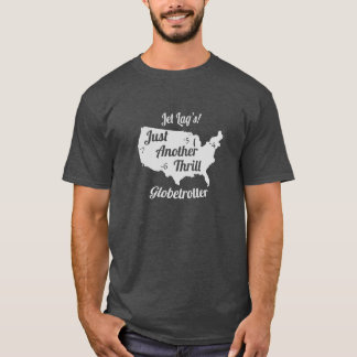 T-shirt Jet Lag Design Gris Gainsboro Couleur