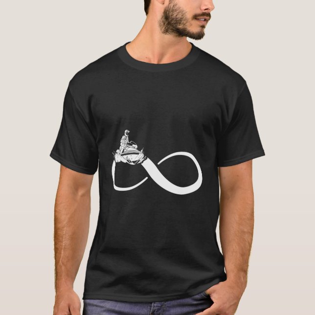 T-shirt Jet Skier Jetski Infinity Jet Ski (Devant)