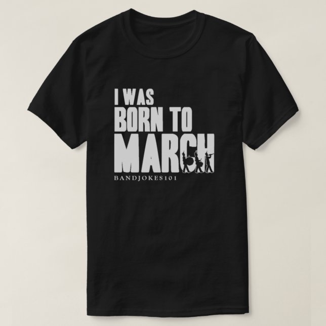 T-SHIRT J'ÉTAIS NÉ À MARS (Design devant)