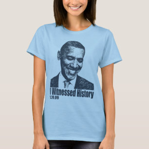 T-shirt J'étais témoin de l'histoire à l'inauguration