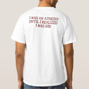 T-shirt J'étais un athée