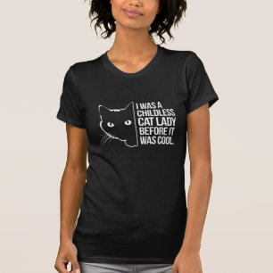 T-shirt J'étais une dame féline sans enfants avant que cel