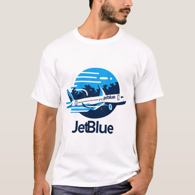 T-shirt Jetblue Airbus (Devant)
