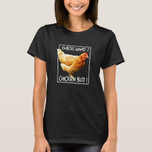 T-shirt Jeter Hen Chicken Devine Quel Bouton De Poulet