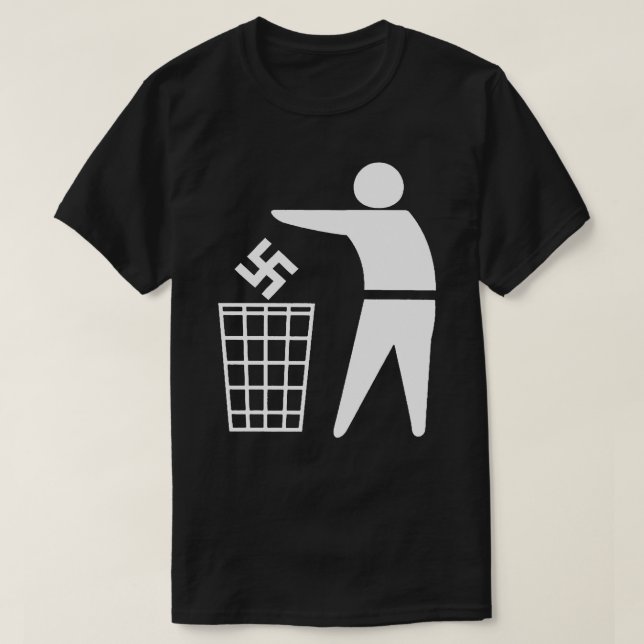 T-shirt Jeter les fascistes (Design devant)