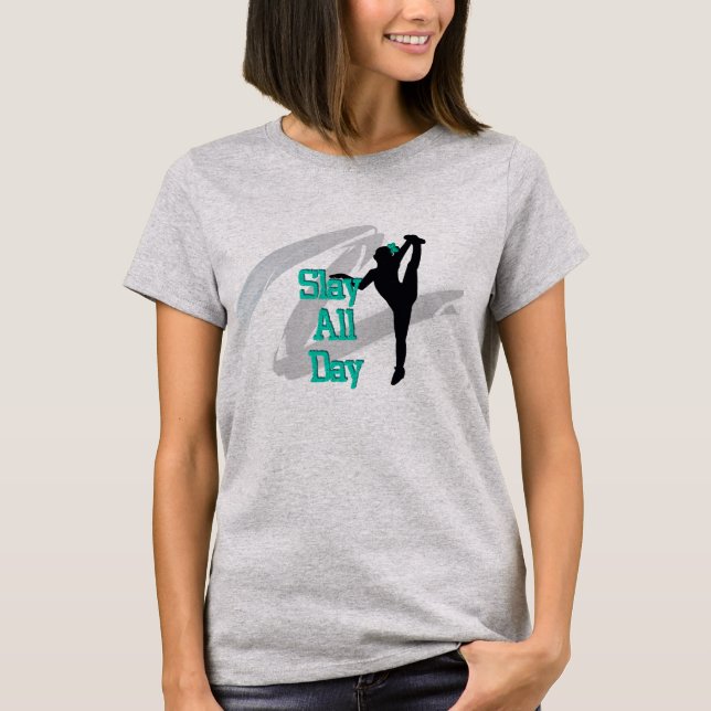 T-shirt Jeter toute la journée cheer chemise (Devant)