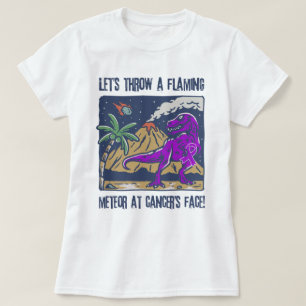 T-shirt Jeter une météore flamboyante au Lymphome de Hodgk