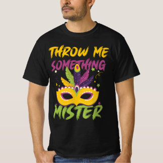 T-shirt Jetez-moi quelque chose de M. Mardi Gras beads Par