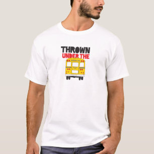 T-shirt Jetez sous le bus scolaire jaune