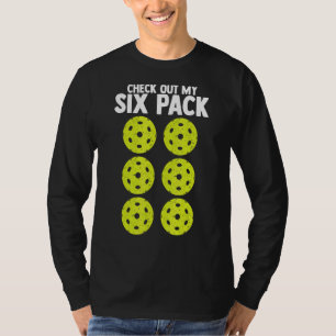 T-shirt Jetez un coup d'oeil à mon six pack Pickleball Pla