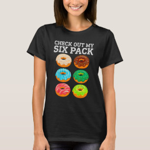 T-shirt Jetez Un Coup D'Oeil À Six Paquets Doughnut Hommes