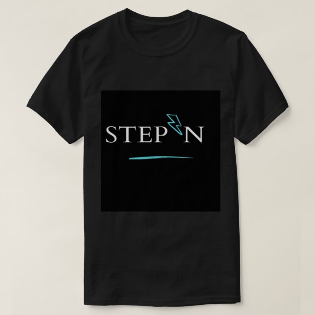 T-shirt Jeton Stepn bleu Stepn Stepn (Design devant)