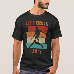 T-shirt Jetons un coup Je suis 12 Football Football 10e An