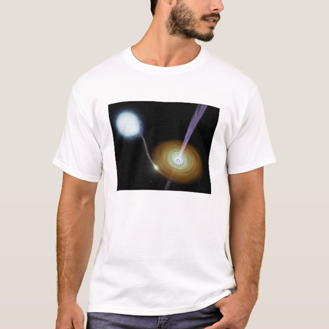 T-shirt Jets de matériel fuyant (Devant)