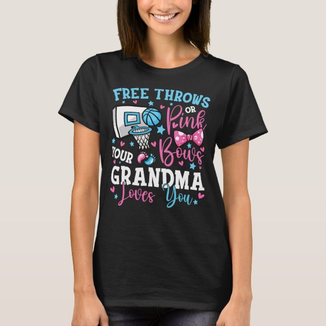 T-shirt Jets Libres Ou Vaches Roses Grand-Mère Vous Aime M (Devant)