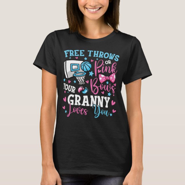 T-shirt Jets Libres Ou Vaches Roses Granny Vous Aime Moi (Devant)