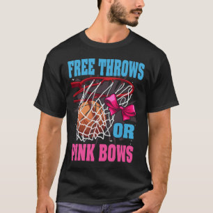 T-shirt Jets Libres Ou Vaches Roses Sexe Révéler Basketbal