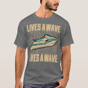 T-shirt Jeu amusant Cadeau de ski pour eau Sport Lover Lif