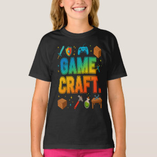 T-Shirt Jeu Artisanat Rétro Gamer