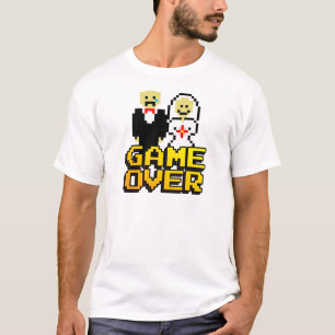 T-shirt Jeu au-dessus du mariage (à 8 bits)