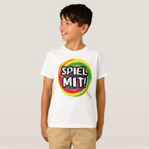 Jeu avec moi logo tee-shirt enfants