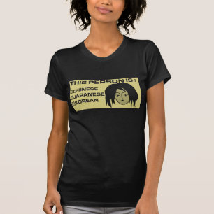 T-SHIRT JEU-CONCOURS ASIATIQUE DE RACE DE PERSONNES