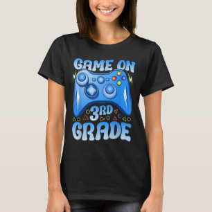 T-shirt Jeu De 3E Année Retour À L'École Vidéo De Troisièm