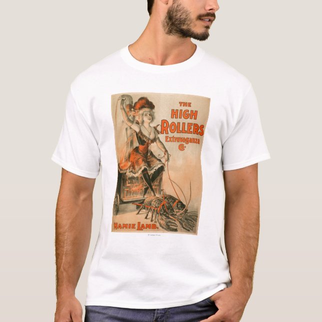 T-shirt Jeu de "agneau de Mamie" de fantaisie de flambeurs (Devant)