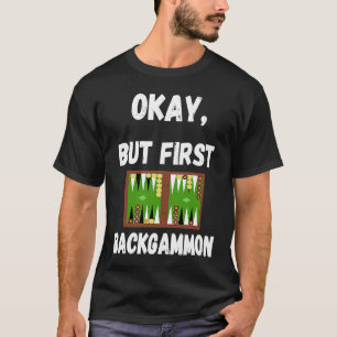 T-shirt Jeu de backgammon plateau de jeu en bois jeu de so