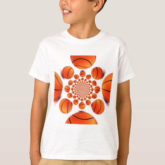T-shirt Jeu de basket-ball des champions : Court Vision Ka (Devant)