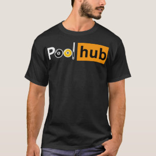 T-shirt Jeu de billard amusant - Pool Hub - Billard Balls 