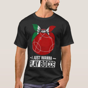 T-shirt Jeu de Bowling Italien Bocci Player Bocce Byll