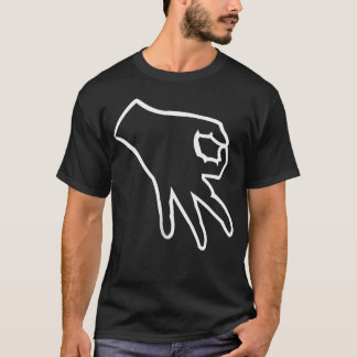T-shirt Jeu de cercle de doigt drôle qui vous a fait regar