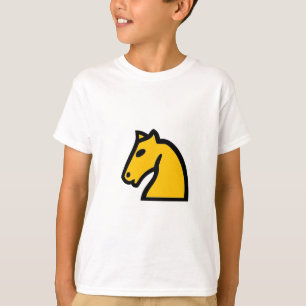 T-shirt jeu de chevalier doré