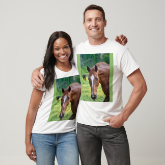 T-shirt jeu de chevaux