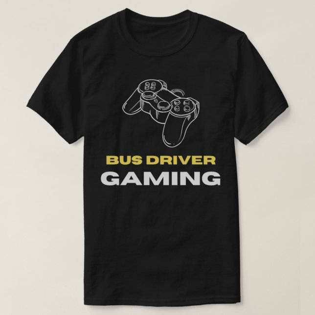 T-SHIRT JEU DE CONDUCTEUR DE BUS (Design devant)