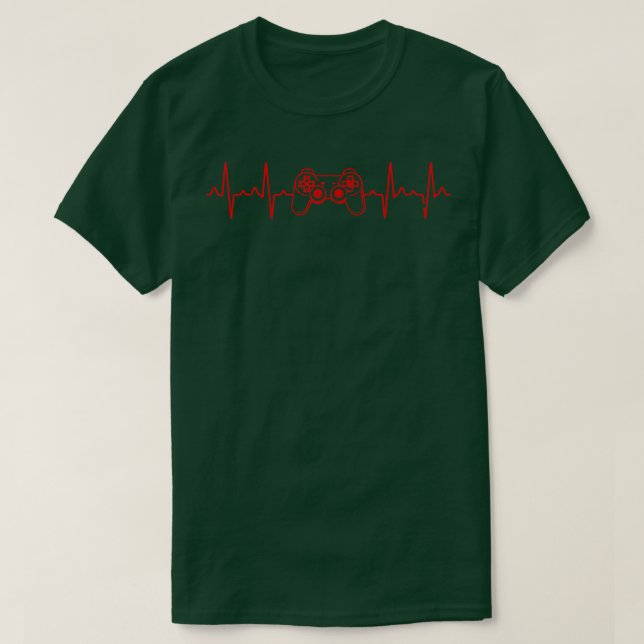 T-shirt Jeu de contrôleur Heartbeat (Design devant)