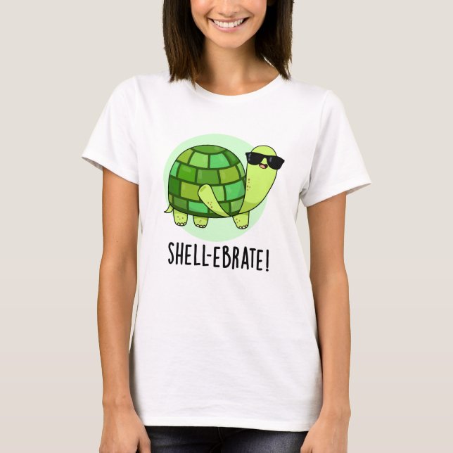 T-shirt Jeu de coquille amusant Tortoise Animal Pun (Devant)