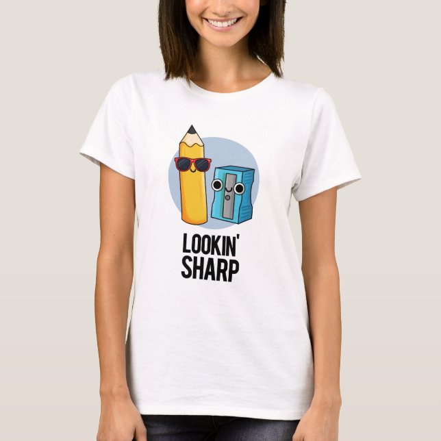 T-shirt Jeu de crayon carré (Devant)