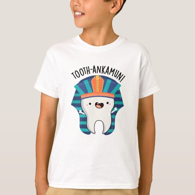 T-shirt Jeu de dents amusant de chevamun (Devant)