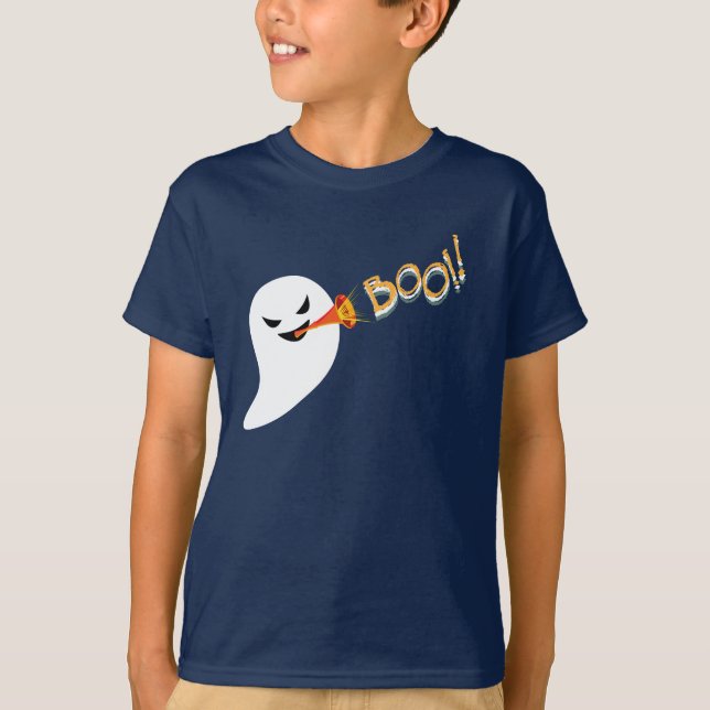 T-shirt Jeu de fantômes et chantage boo (Devant)