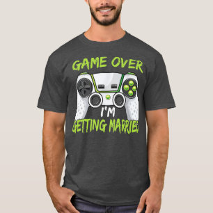 T-shirt Jeu de fête de Bachelor drôle c'est fini je me mar