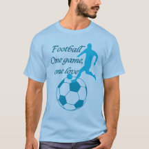 Jeu de football bleu