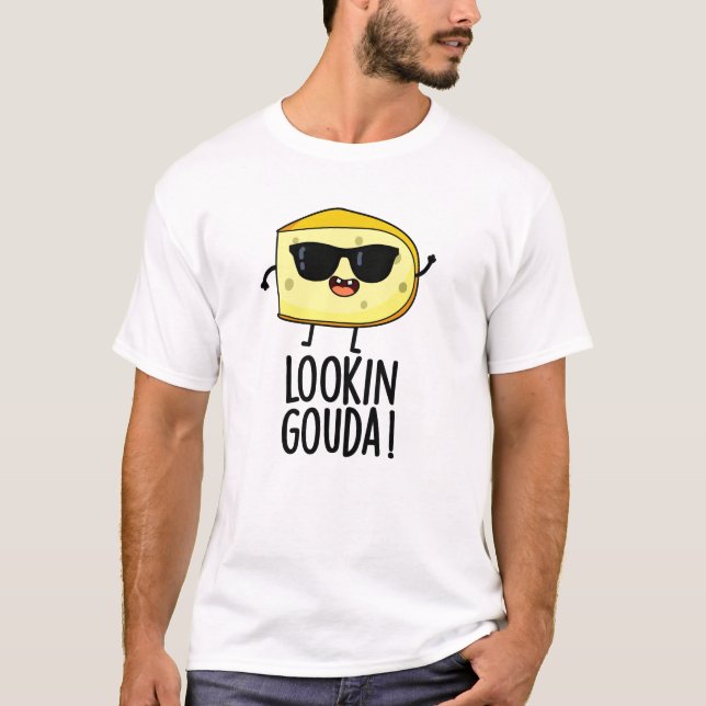 T-shirt Jeu de fromage amusant Gouda (Devant)
